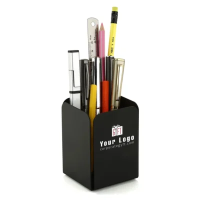 Buy Sleek Desk Stationery Organizer - Black in bulk for Corporate Gifting | Corporate Gyft