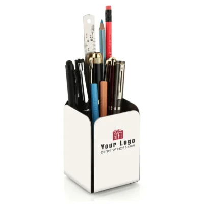 Buy Sleek Desk Stationery Organizer - White in bulk for Corporate Gifting | Corporate Gyft