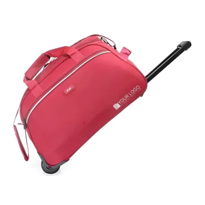 Buy VIP Trolley Duffle Bag - Red in bulk for Corporate Gifting | Corporate Gyft