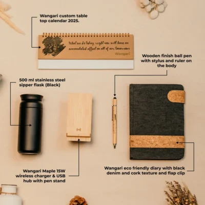 Buy Eco-Friendly 5-in-1 Gift Set in bulk for Corporate Gifting | Corporate Gyft