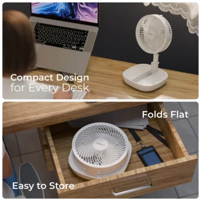 Buy Xech Air Storm II Rechargeable Fan in bulk for Corporate Gifting | Corporate Gyft