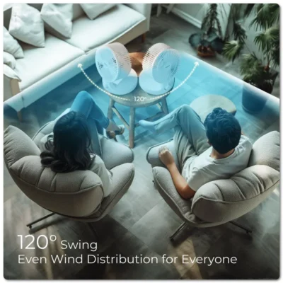 Buy Xech Airwave Foldable Oscillating Table Fan in bulk for Corporate Gifting | Corporate Gyft