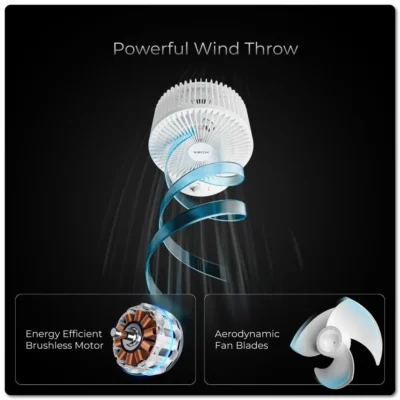 Buy Xech Airwave Foldable Oscillating Table Fan in bulk for Corporate Gifting | Corporate Gyft