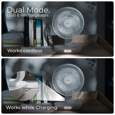 Buy Xech BreezX Rechargeable Table Fan in bulk for Corporate Gifting | Corporate Gyft