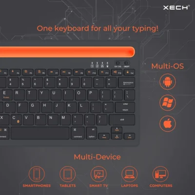 Buy Xech Wireless Double Channel Keyboard in bulk for Corporate Gifting | Corporate Gyft