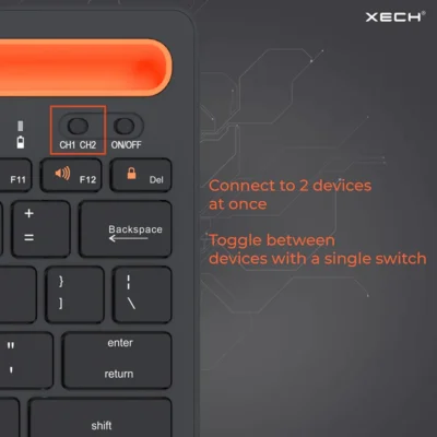 Buy Xech Wireless Double Channel Keyboard in bulk for Corporate Gifting | Corporate Gyft