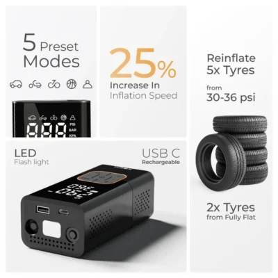 Buy XECH Inflate Digital Cordless Pump in bulk for Corporate Gifting | Corporate Gyft