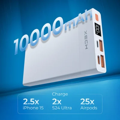 Buy Xech X-Charge Fast Power Bank - White in bulk for Corporate Gifting | Corporate Gyft