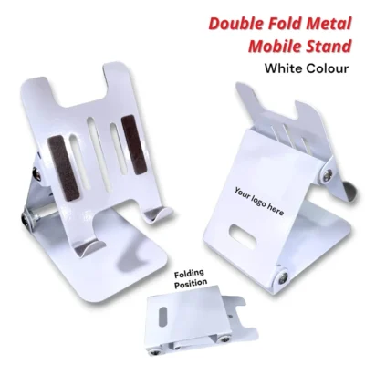 Buy Double Fold Metal Mobile Stand in bulk for Corporate Gifting | Corporate Gyft