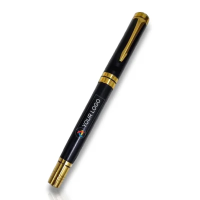 Buy Black and Gold Metallic Ball Pen in bulk for Corporate Gifting | Corporate Gyft