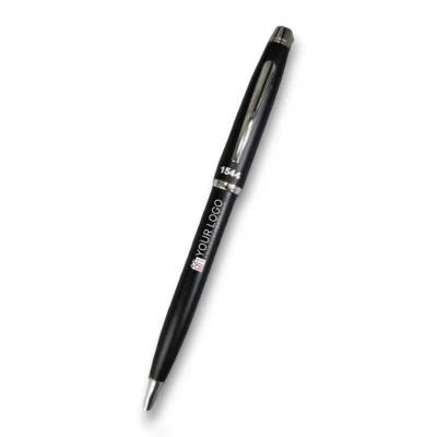 Buy Matte Black Metallic Ball Pen in bulk for Corporate Gifting | Corporate Gyft