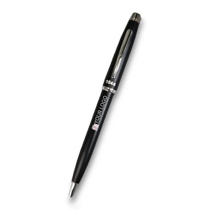 Buy Matte Black Metallic Ball Pen in bulk for Corporate Gifting | Corporate Gyft