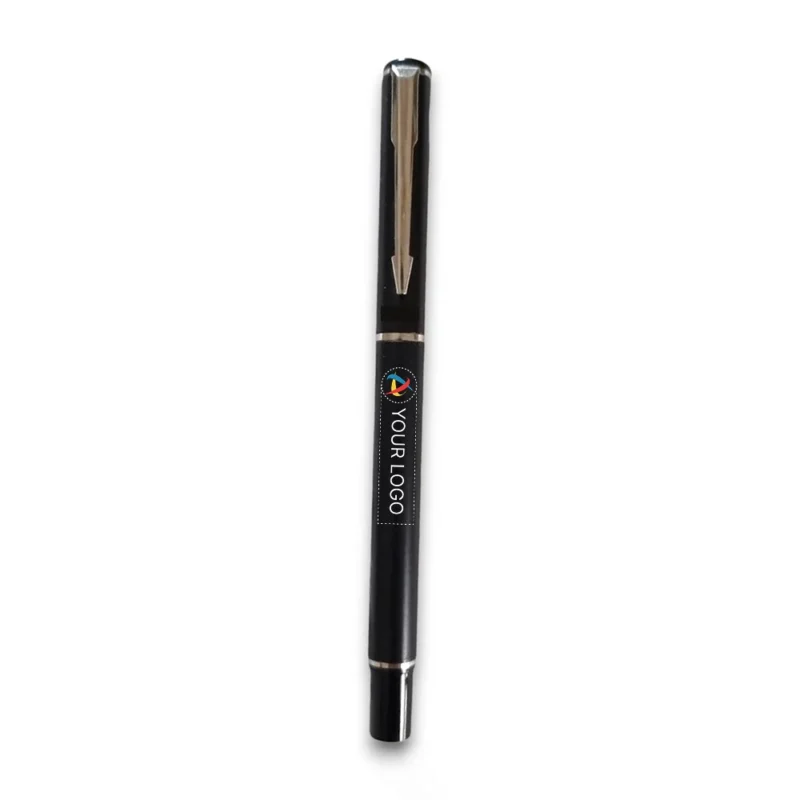 Buy Black Metallic Roller Pen in bulk for Corporate Gifting | Corporate Gyft