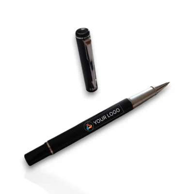 Buy Black Metallic Roller Pen in bulk for Corporate Gifting | Corporate Gyft
