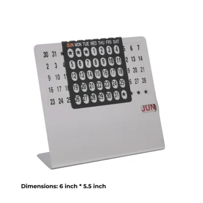 Buy Steel Desktop Calendar with Adjustable Plate in bulk for Corporate Gifting | Corporate Gyft
