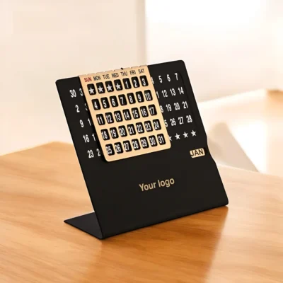Buy Compact Perpetual Calendar - Black in bulk for Corporate Gifting | Corporate Gyft