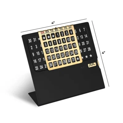 Buy Compact Perpetual Calendar - Black in bulk for Corporate Gifting | Corporate Gyft