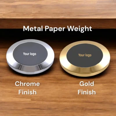 Buy Zinc Metal Paper Weight with Silver Finish in bulk for Corporate Gifting | Corporate Gyft