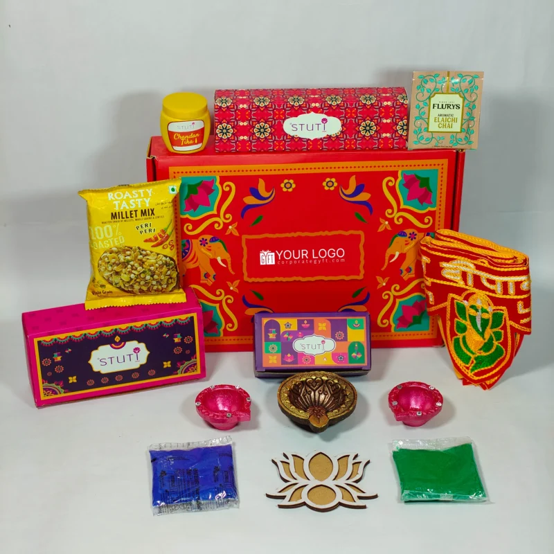 Buy Shubh Laabh Auspicious Diwali Gift Set in bulk for Corporate Gifting | Corporate Gyft