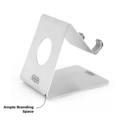 Buy Stainless Steel Mobile Stand with Mirror Finish in bulk for Corporate Gifting | Corporate Gyft