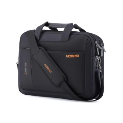 Buy American Tourister Dobby Polyester Briefcase in bulk for Corporate Gifting | Corporate Gyft