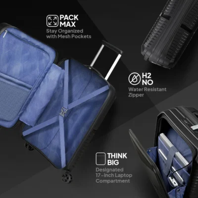 Buy American Tourister Cabin Trolley Bag with Laptop Slot in bulk for Corporate Gifting | Corporate Gyft