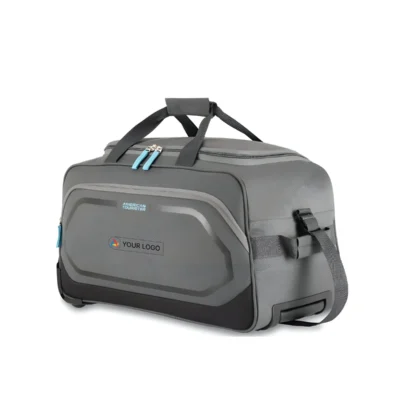 Buy American Tourister Polyester Duffle Bag - Grey in bulk for Corporate Gifting | Corporate Gyft