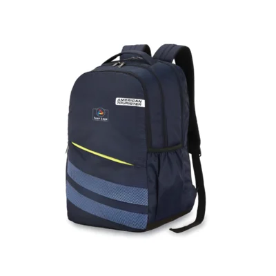 Buy American Tourister Office and Travel Backpack - Navy Blue in bulk for Corporate Gifting | Corporate Gyft