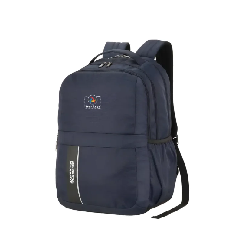 Buy American Tourister Work Backpack - Navy Blue in bulk for Corporate Gifting | Corporate Gyft