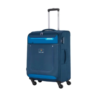 Buy American Tourister Expandable Trolley - Blue in bulk for Corporate Gifting | Corporate Gyft
