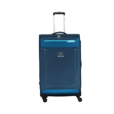 Buy American Tourister Expandable Trolley - Blue in bulk for Corporate Gifting | Corporate Gyft