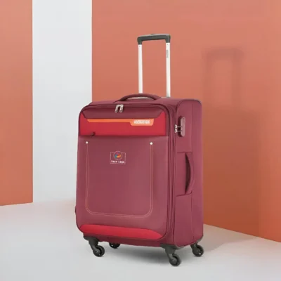Buy American Tourister Expandable Trolley - Red in bulk for Corporate Gifting | Corporate Gyft
