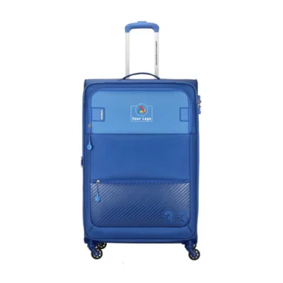Buy American Tourister Expandable Satin Trolley - Blue in bulk for Corporate Gifting | Corporate Gyft