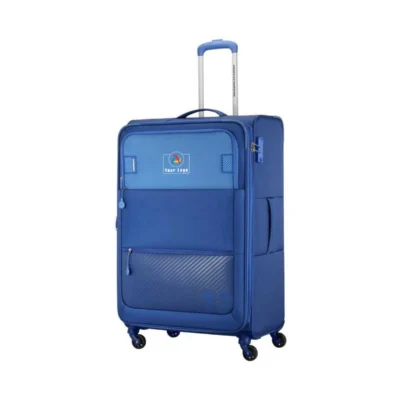 Buy American Tourister Expandable Satin Trolley - Blue in bulk for Corporate Gifting | Corporate Gyft