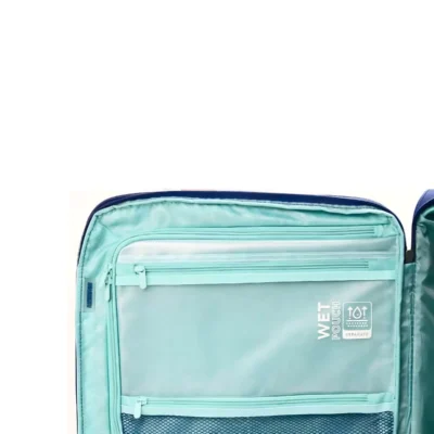 Buy American Tourister Expandable Satin Trolley - Blue in bulk for Corporate Gifting | Corporate Gyft