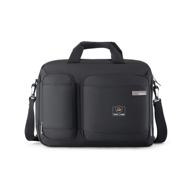 Buy American Tourister Polyester Briefcase in bulk for Corporate Gifting | Corporate Gyft
