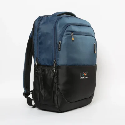 Buy American Tourister Classic Laptop Backpack - Blue in bulk for Corporate Gifting | Corporate Gyft