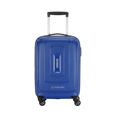 Buy American Tourister Trolley Bag - Blue in bulk for Corporate Gifting | Corporate Gyft