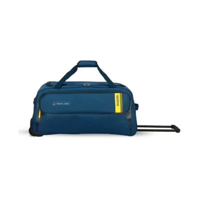 Buy American Tourister Polyester Duffle Bag - Blue in bulk for Corporate Gifting | Corporate Gyft