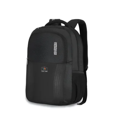Buy American Tourister Laptop Backpack - Black in bulk for Corporate Gifting | Corporate Gyft
