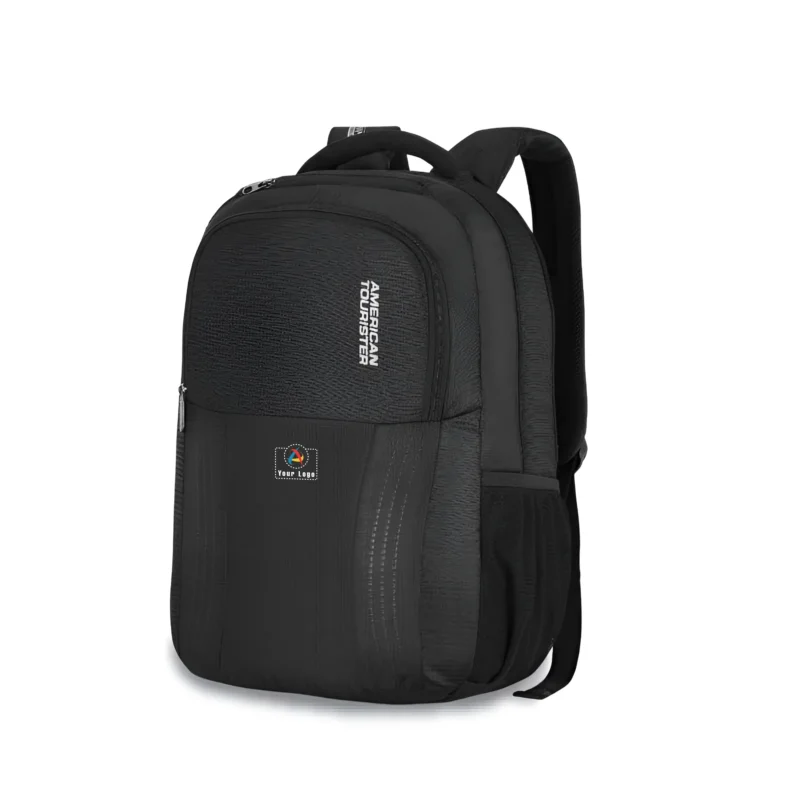 Buy American Tourister Laptop Backpack - Black in bulk for Corporate Gifting | Corporate Gyft
