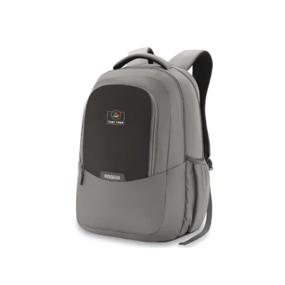 Buy American Tourister Recyclex Grey Backpack in bulk for Corporate Gifting | Corporate Gyft