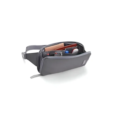 Buy American Tourister Grey Waist Bag in bulk for Corporate Gifting | Corporate Gyft
