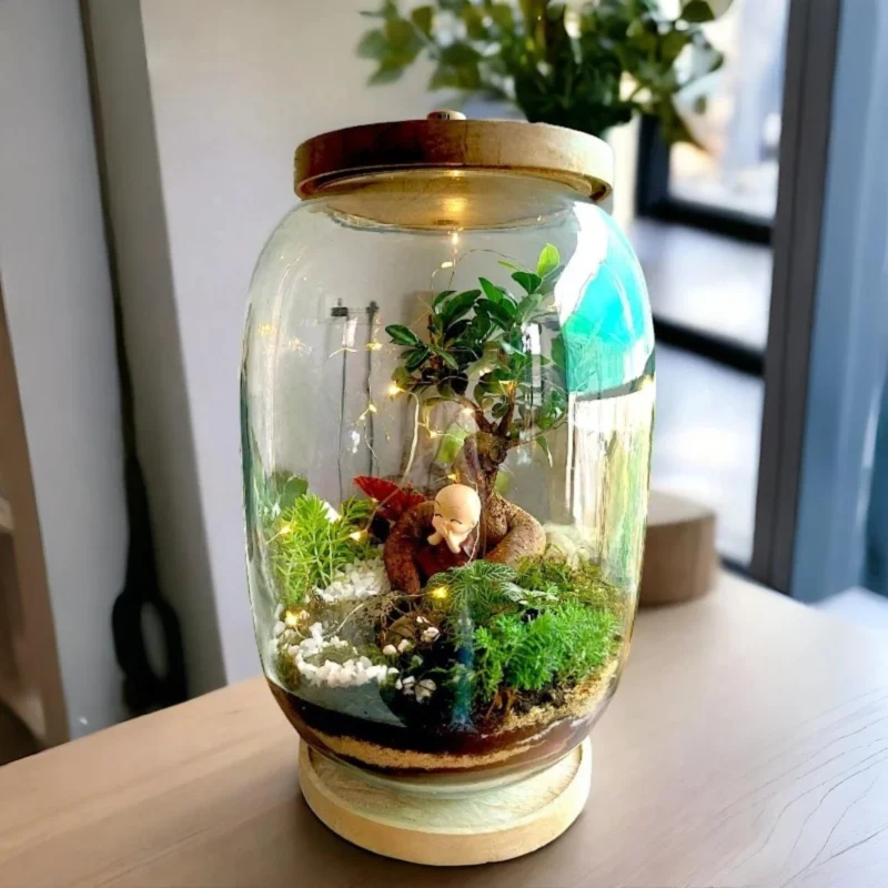 Buy Bell Jar Bonsai Terrarium Gift in bulk for Corporate Gifting | Corporate Gyft