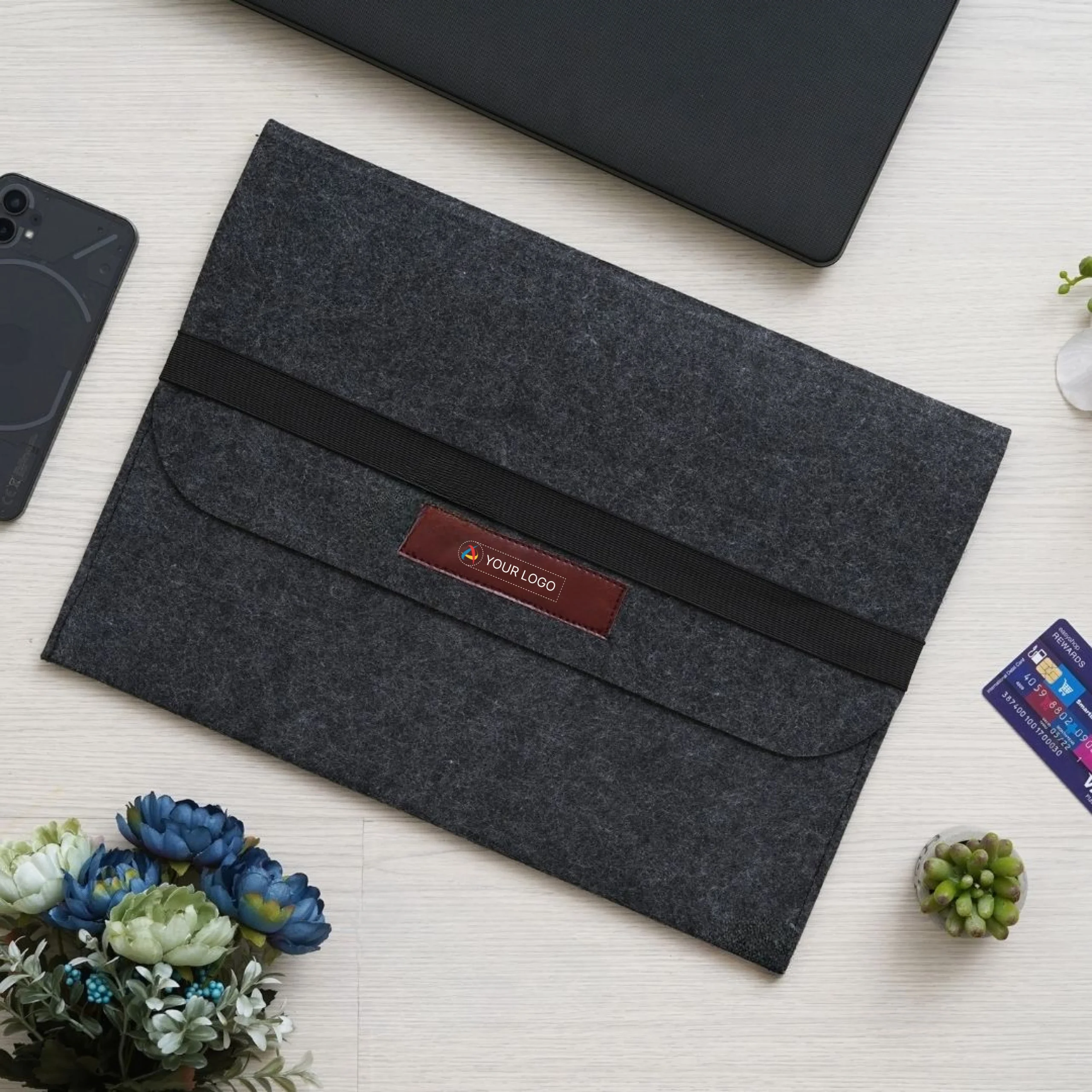 Recycled Felt Laptop Sleeve Buy Recycled Felt Laptop Sleeve in bulk for Corporate Gifting | Corporate Gyft