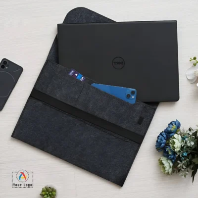 Buy Recycled Felt Laptop Sleeve in bulk for Corporate Gifting | Corporate Gyft
