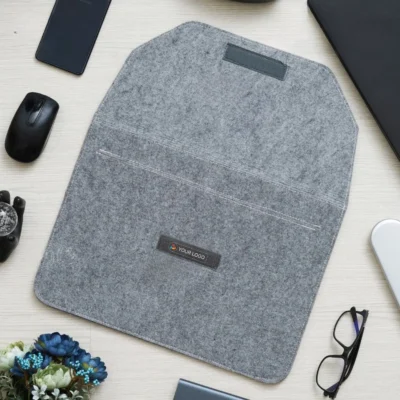 Buy Mini Laptop Sleeve - Grey in bulk for Corporate Gifting | Corporate Gyft