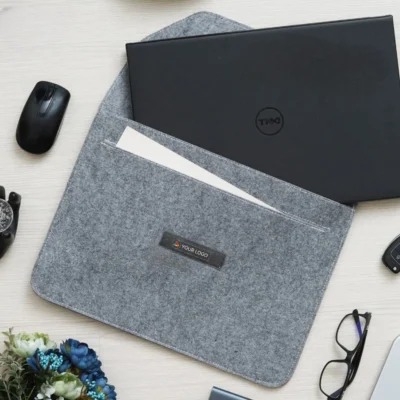 Buy Mini Laptop Sleeve - Grey in bulk for Corporate Gifting | Corporate Gyft