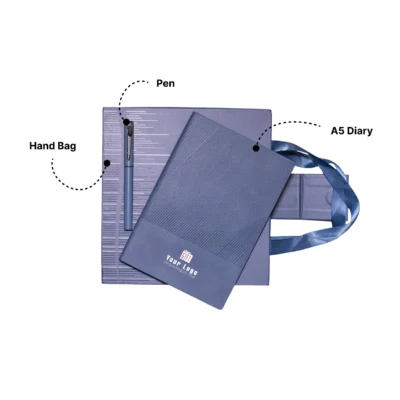 Buy Executive Essentials Corporate Trio - Navy Blue in bulk for Corporate Gifting | Corporate Gyft