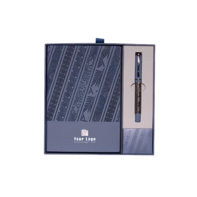 Buy Classic 3-in-1 Gifting Set - Navy Blue in bulk for Corporate Gifting | Corporate Gyft